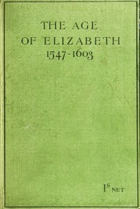 Cover of The Age of Elizabeth (1547-1603)
