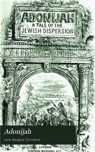 Cover of Adonijah: A Tale of the Jewish Dispersion.