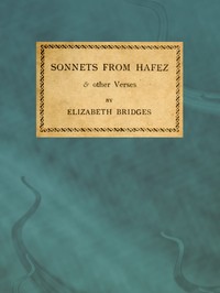 Cover of Sonnets from Hafez & Other Verses