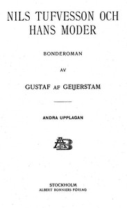 Cover of Nils Tufvesson och hans moder: Bonderoman