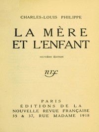 Cover of La mère et l'enfant