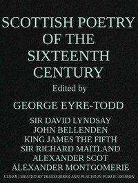 Cover of Scottish Poetry of the Sixteenth Century
