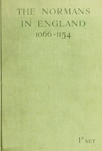 Cover of The Normans in England (1066-1154)