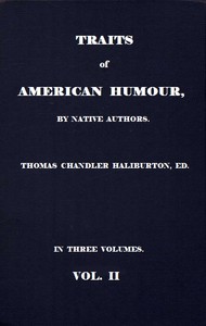 Cover of Traits of American Humour, Vol. 2 of 3