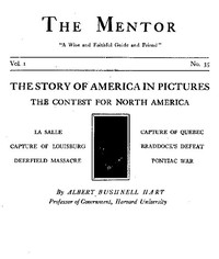Cover of The Mentor: The Contest for North America, Vol. 1, No. 35, Serial No. 35 The Story of America in Pictures