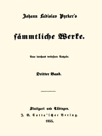 Cover of Perlen der heiligen Vorzeit Johann Ladislav Pyrker's sämmtliche Werke (3/3)