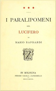 Cover of I Paralipomeni del Lucifero di Mario Rapisardi