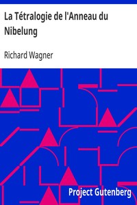 Cover of La Tétralogie de l'Anneau du Nibelung