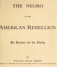 Cover of The Negro in the American Rebellion: His Heroism and His Fidelity