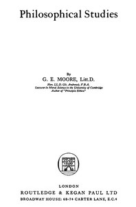 Cover of Philosophical Studies