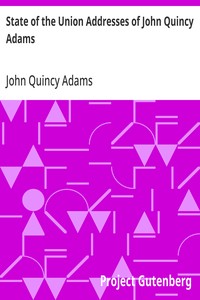 Cover of State of the Union Addresses of John Quincy Adams