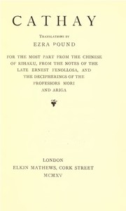 Cover of Cathay