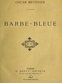 Cover of Barbe-bleue