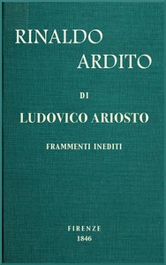 Cover of Rinaldo ardito: Frammenti inediti pubblicati sul manoscritto originale