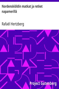 Cover of Nordenskiöldin matkat ja retket napamerillä Nuorisolle kerrottuina