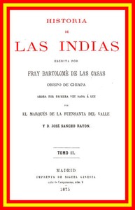 Cover of Historia de las Indias (vol. 2 de 5)