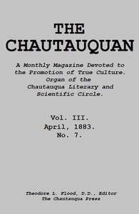 Cover of The Chautauquan, Vol. 03, April 1883