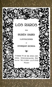 Cover of Los Raros Obras Completas Vol. VI
