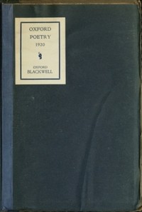 Cover of Oxford poetry, 1920