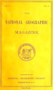 Cover of The National Geographic Magazine, Vol. I., No. 3, July, 1889