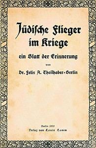Cover of Jüdische Flieger im Kriege, ein Blatt der Erinnerung