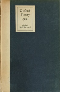 Cover of Oxford poetry, 1921