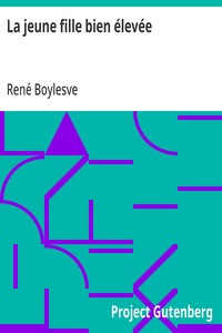 Cover of La jeune fille bien élevée