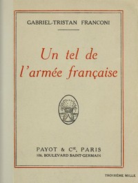 Cover of Un tel de l'armée française