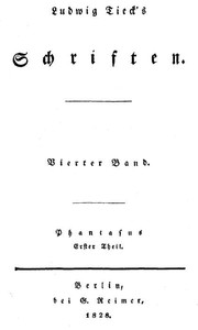 Cover of Schriften 04: Phantasus 1