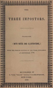 Cover of The Three Impostors
