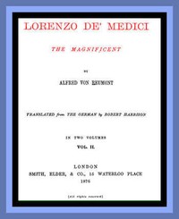 Cover of Lorenzo de' Medici, the Magnificent (vol. 2 of 2)