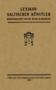 Cover of Lexikon baltischer Künstler