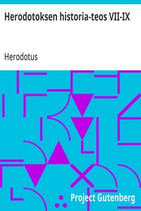 Cover of Herodotoksen historia-teos VII-IX