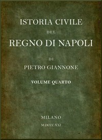 Cover of Istoria civile del Regno di Napoli, v. 4