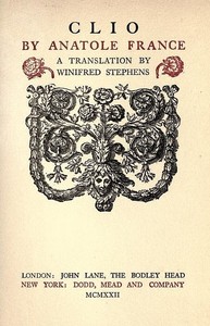 Cover of Clio