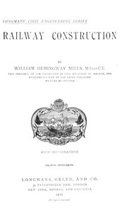 Cover of Railway Construction