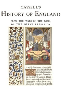 Cover of Cassell's History of England, Vol. 2 (of 8) From the Wars of the Roses to the Great Rebellion