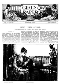 Cover of The Girl's Own Paper, Vol. XX, No. 986, November 19, 1898