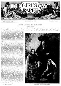 Cover of The Girl's Own Paper, Vol. XX, No. 987, November 26, 1898