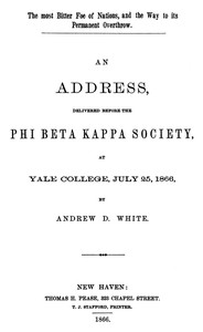 Cover of The Most Bitter Foe of Nations, and the Way to Its Permanent Overthrow