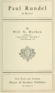 Cover of Paul Rundel: A Novel