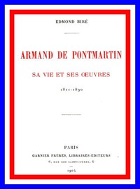 Cover of Armand de Pontmartin, sa vie et ses oeuvres, 1811-1890