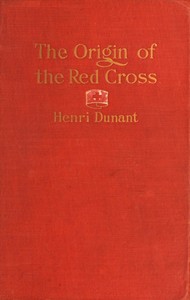 Cover of The Origin of the Red Cross: "Un souvenir de Solferino"