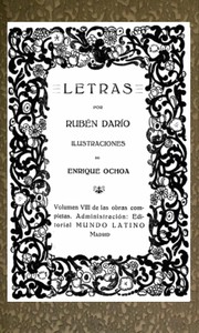 Cover of Letras Obras Completas Vol. VIII