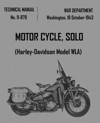 Cover of Motorcycle, Solo (Harley-Davidson Model WLA)