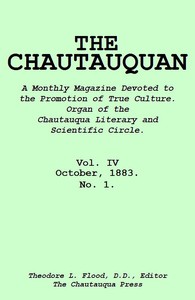 Cover of The Chautauquan, Vol. 04, October 1883