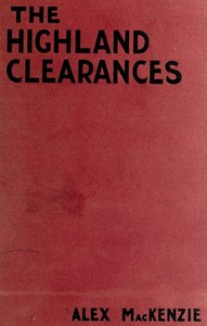 Cover of The History of the Highland Clearances Second Edition, Altered and Revised
