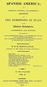 Cover of Spanish America, Vol. 2 (of 2)