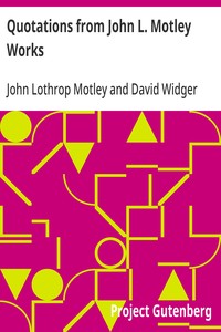 Cover of Quotations from John L. Motley Works