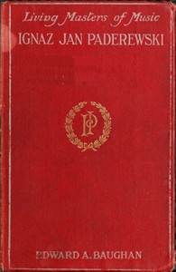 Cover of Ignaz Jan Paderewski